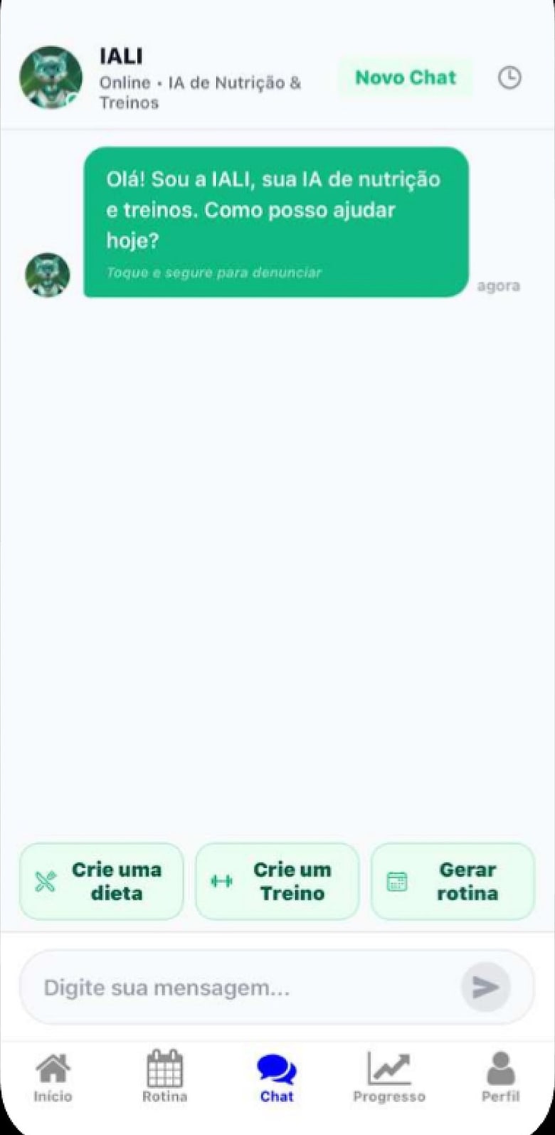 Chat com a IALI